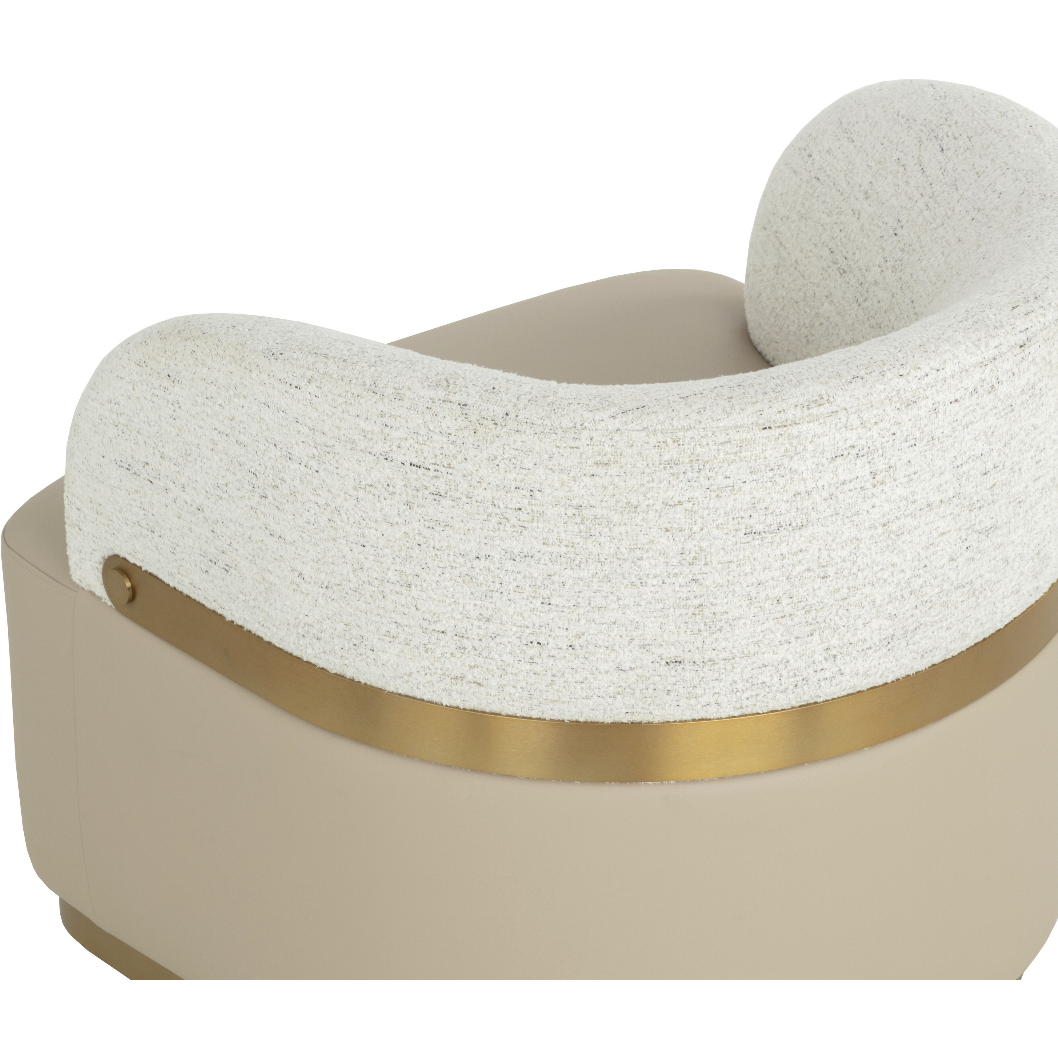 Brinda Napa Beige / Hailey Moon Swivel Lounge Chair